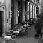 Cafetería Alameda foto de archivo Pacheco
